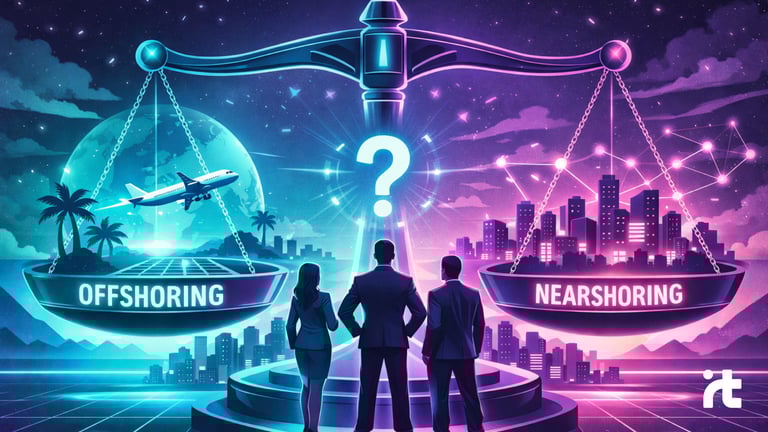 Decidir entre Nearshoring y Offshoring es clave para tu empresa