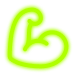 Neon lucide_biceps-flexed