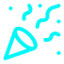 Neon lucide_party-popper