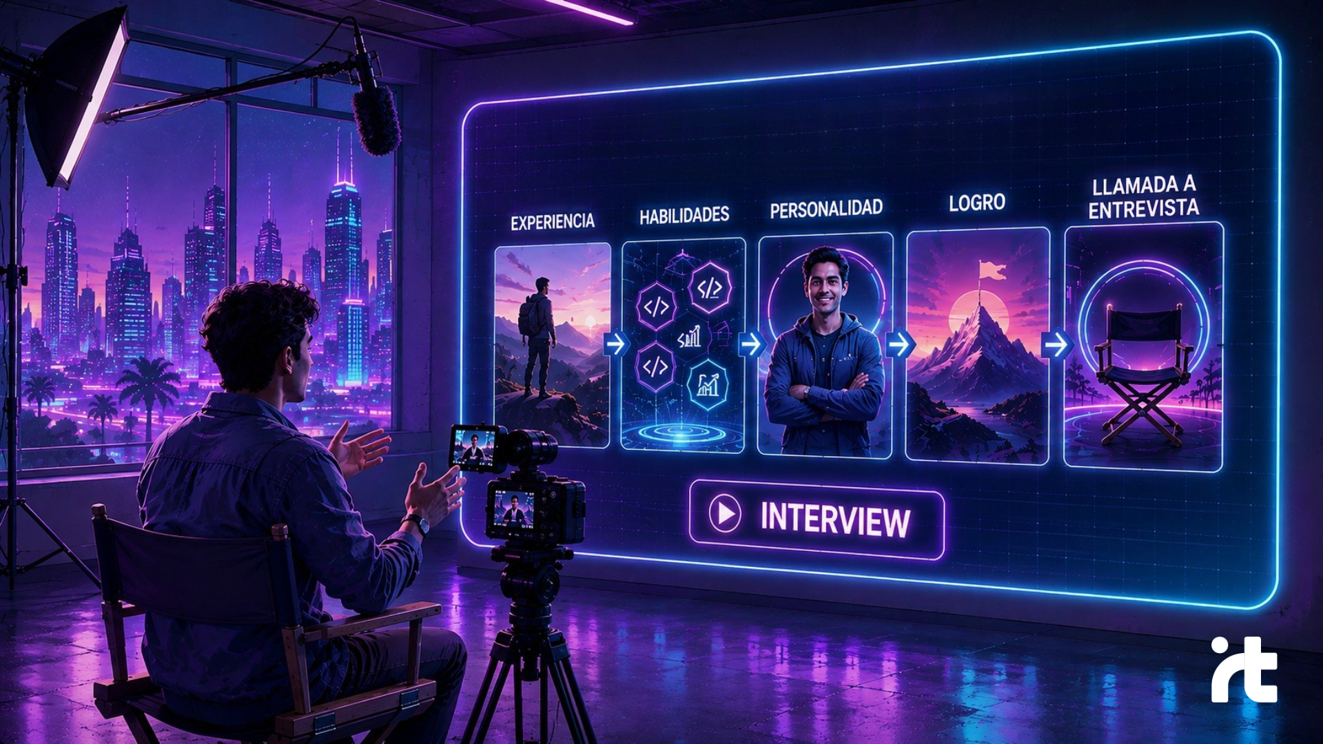 Haz un buen video de presentación y encuentra entrevistas