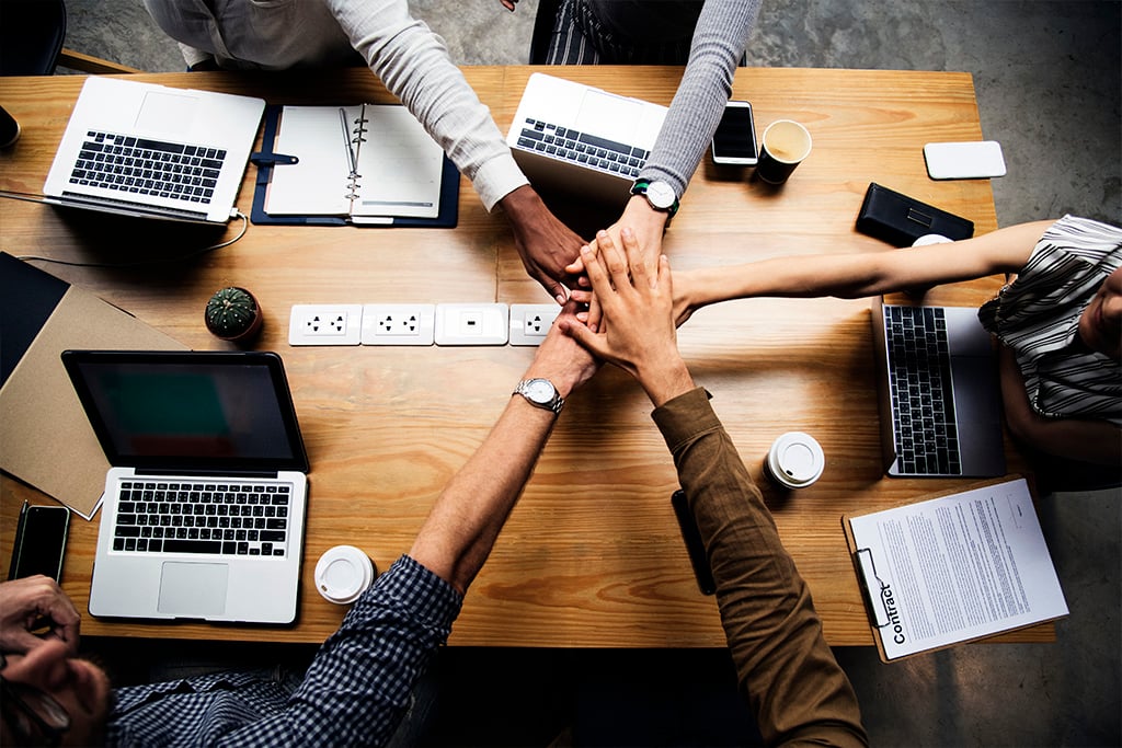 Equipo de trabajo fuerte, estable y unido